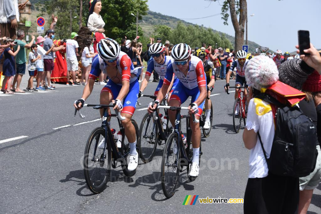 Stefan Küng, Bruno Armirail & David Gaudu (Groupama-FDJ)