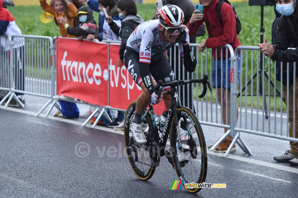 Patrick Konrad (Bora-Hansgrohe), winnaar in Saint-Gaudens