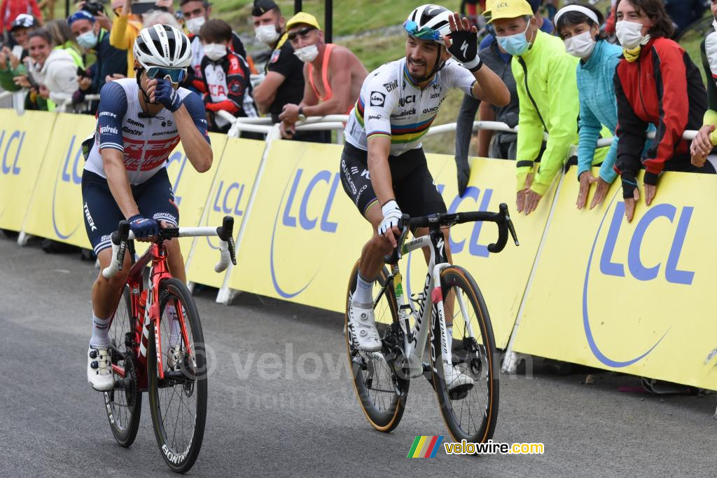 Kenny Elissonde (Trek-Segafredo) & Julian Alaphilippe (Deceuninck – Quick-Step) – hoi!