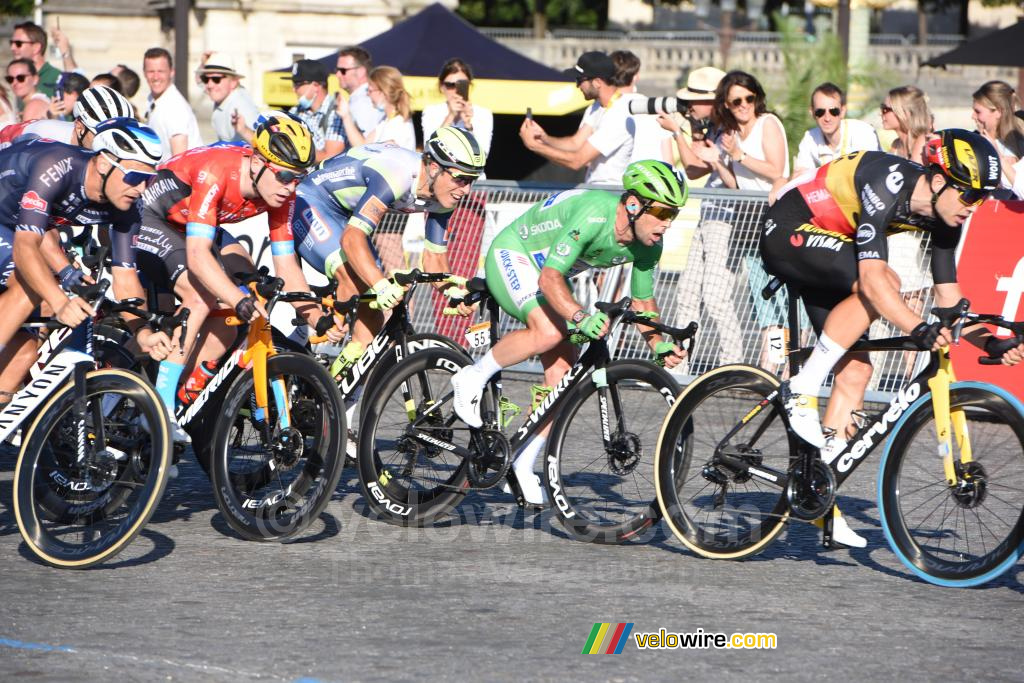 Mark Cavendish Deceuninck Quick Step green jersey of the Tour