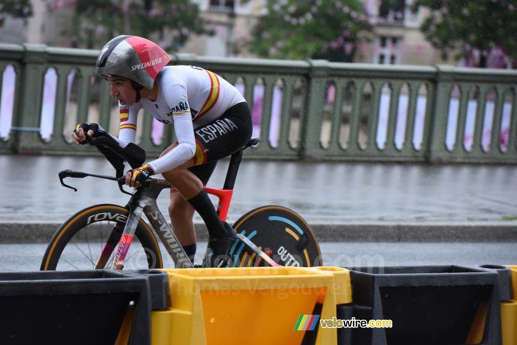 Mireia Benito Pellicer (Spanje) op de terugweg (2)