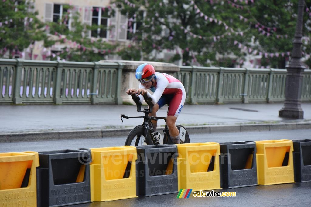 Audrey Cordon Ragot (Frankrijk) op de terugweg (2)