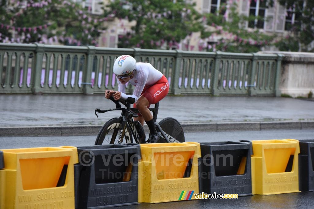 Agnieszka Skalniak-Sojka (Poland) on her way back