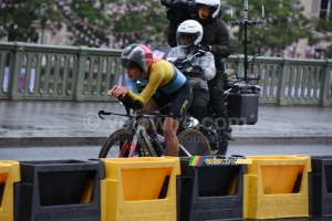 Lotte Kopecky (Belgium) on her way back (229x)