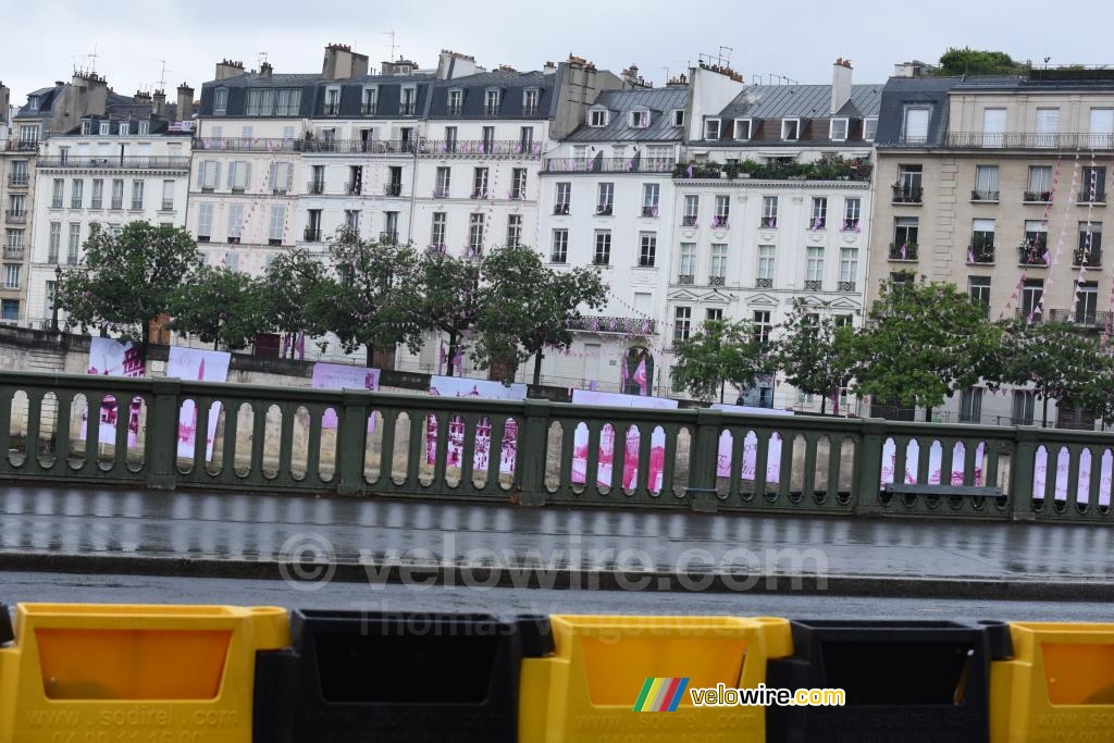 Les décors de la cérémonie d'ouverture sont encore en place