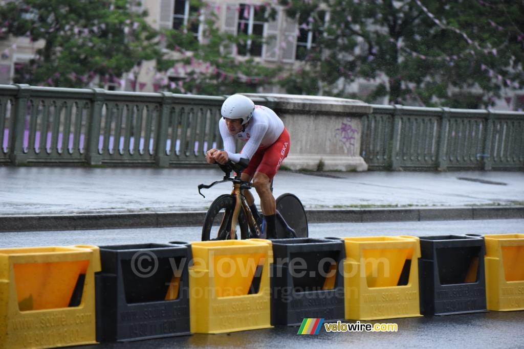 Michal Kwiatkowski (Poland), on his way back