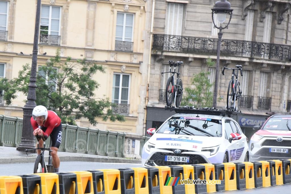 Mikkel Norsgaard Bjerg (Denmark), on his way back