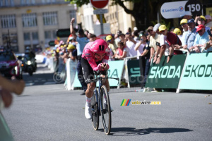 Ben Healy (EF Education First-EasyPost) during the Caen > Caen time trial (206x)