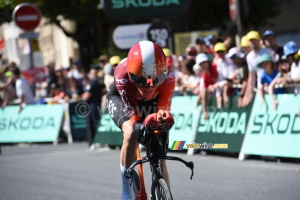 Carlos Rodriguez (INEOS Grenadiers) during the Caen > Caen time trial (198x)