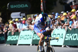 Florian Lipowitz (Red Bull-BORA-hansgrohe) during the Caen > Caen time trial (231x)