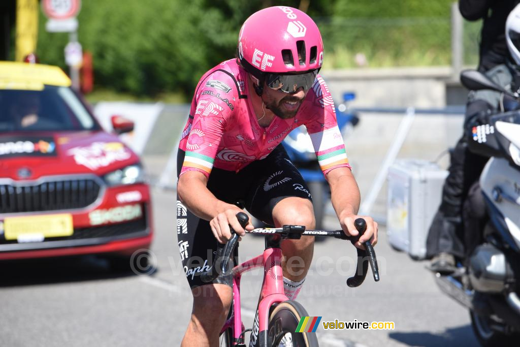 Ben Healy (EF Education-EasyPost), winnaar in Vire Normandie