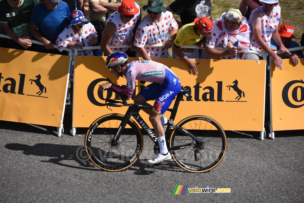 Primoz Roglic (Red Bull-BORA-hansgrohe), 3e in Peyragudes