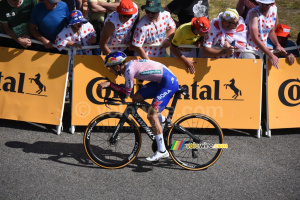 Primoz Roglic (Red Bull-BORA-hansgrohe), 3rd in Peyragudes (257x)