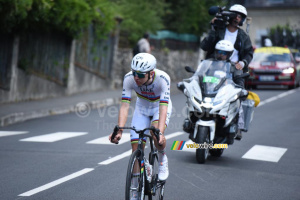 Tadej Pogačar (UAE Team Emirates XRG) en route vers la victoire à Gavarnie-Gèdre (6e étape) (15x)