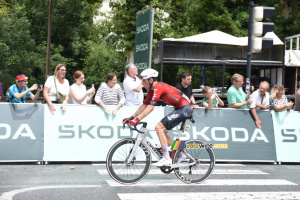 Liam Slock (Lotto Intermarché) au sprint à Saint-Pourçain-sur-Sioule sur l'étape 11 (2) (120x)