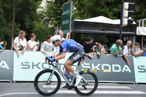 Tim Marsman (Alpecin-Premier Tech) au sprint à Saint-Pourçain-sur-Sioule sur l'étape 11 (137x)