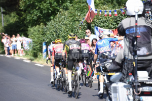 The breakaway with Mauro Schmid, Richard Carapaz, Valentin Paret-Peintre, Tobias Johannessen, Raul Garcia Pierna and Matteo Jorgenson (stage 18) (2) (2x)