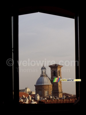 The view of my hotel room seen from my bed! (192x)