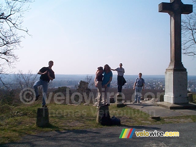 [Fontainebleau]: Sébastien, Virginie & Marie, Bernard en Stefan