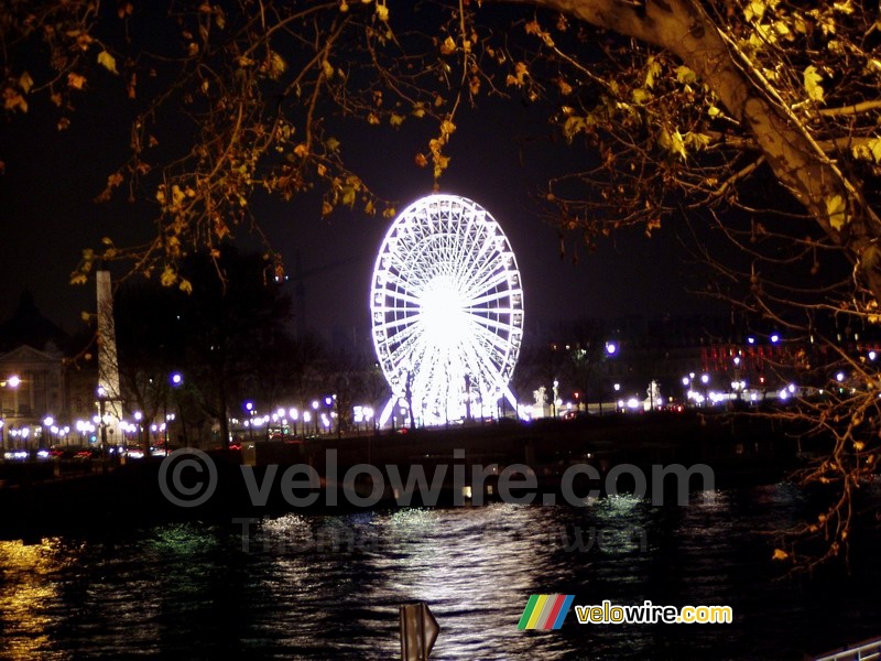 Het reuzenrad op Place de la Concorde