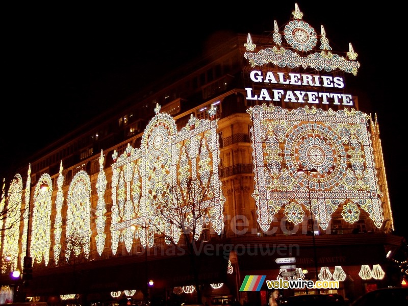 De Galeries Lafayette ter gelegenheid van Kerst