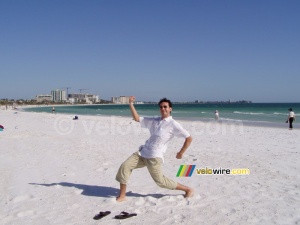 Romain on the beach of Sarasota (484x)