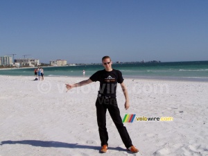Thomas on the beach of Sarasota (350x)