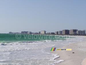 Sarasota seen from the beach (219x)