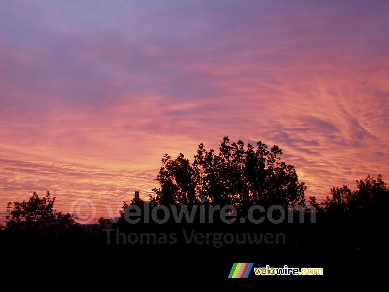 Een kleurrijke lucht