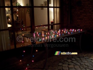 The lights on the table outside (372x)