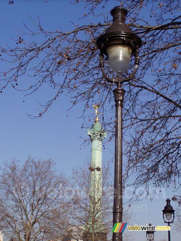 La Colonne de Juillet à Place de la Bastille