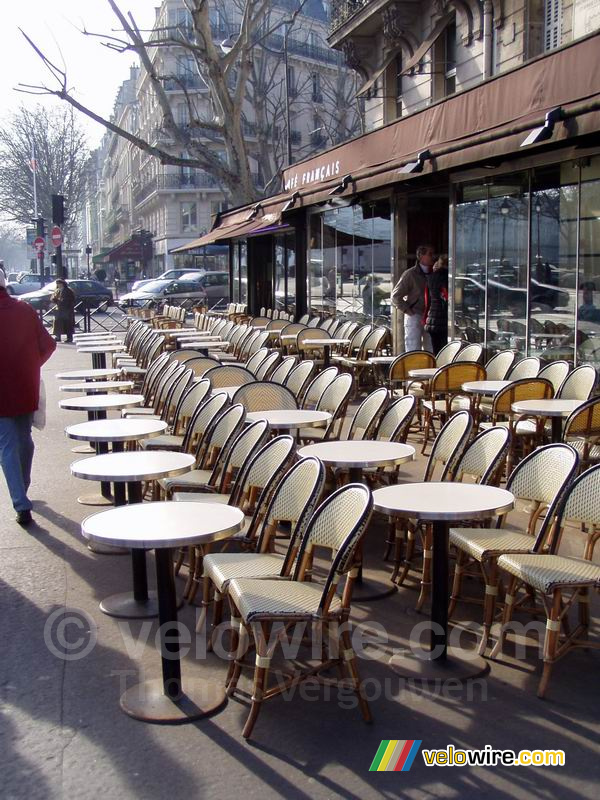 A Parisian outdoor café