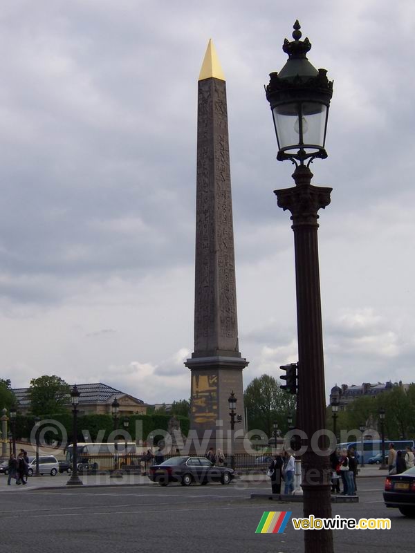 De obelisk op de Place de la Concorde