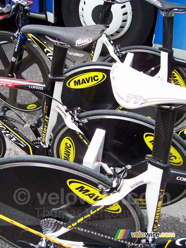 De fietsen van Moreni & Chavanel