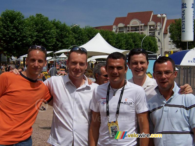 Op de foto met Richard Virenque