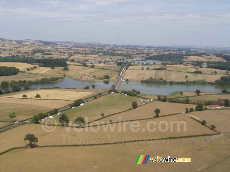 De rit ging door een geweldig mooi landschap