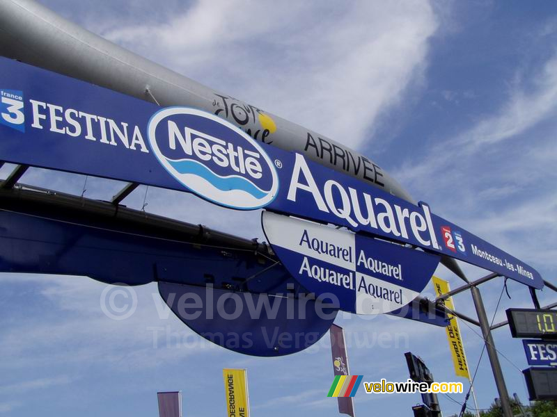 De aankomst in Montceau-les-Mines