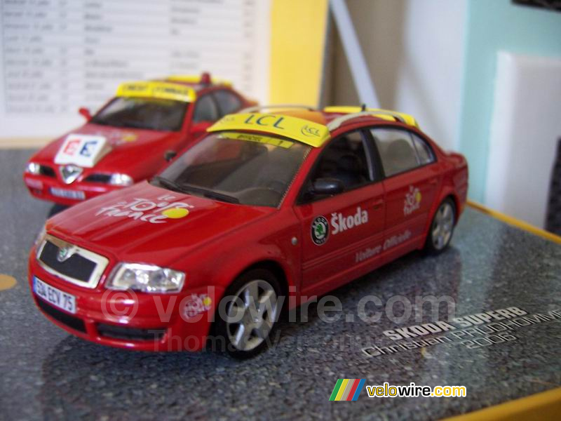 Miniatuurversie Skoda Superb - Christian Prudhomme - 2006