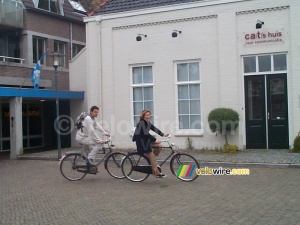 [Les Pays-Bas] Cédric et Isabelle sur les bicyclettes (481x)