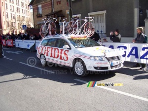 Une voiture de la Cofidis (424x)