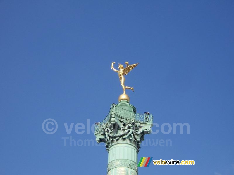 De Génie de la Liberté op Place de la Bastille