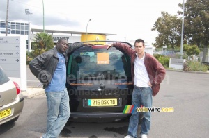 Before departure: Moussa & Julien, two of our coaches (481x)