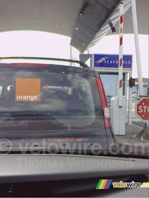 Inchecken bij SeaFrance in Calais