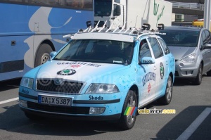 A Gerolsteiner car in Calais (603x)