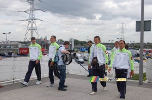 Une partie de l'équipe Liquigas (854x)