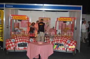 The Cochonou booth at the 'Grand Départ' (620x)