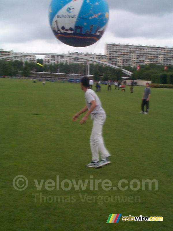 Rachid & Sébastien en de Eutelsat ballon