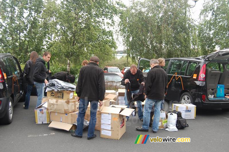 Verdeling van de Orange kleding (2)