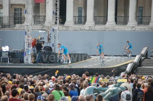 Bouygues Telecom : Thomas Voeckler, Stef Clement & Pierrick Fedrigo (610x)