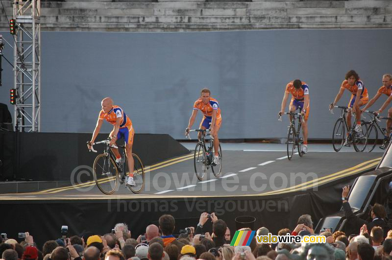 Rabobank : Michael Rasmussen, Michael Boogerd, Denis Menchov & Thomas Dekker